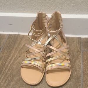 Cat & Jack Kids Sandals - Tan and Gold
